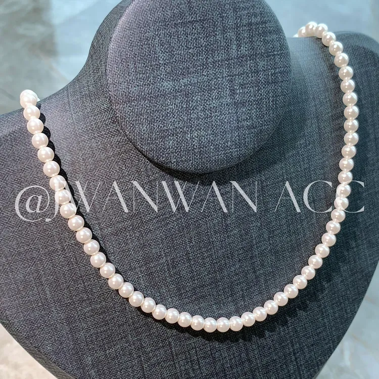 铜合金项链 施华洛.小米珠法式串珠项链08MY4352LY