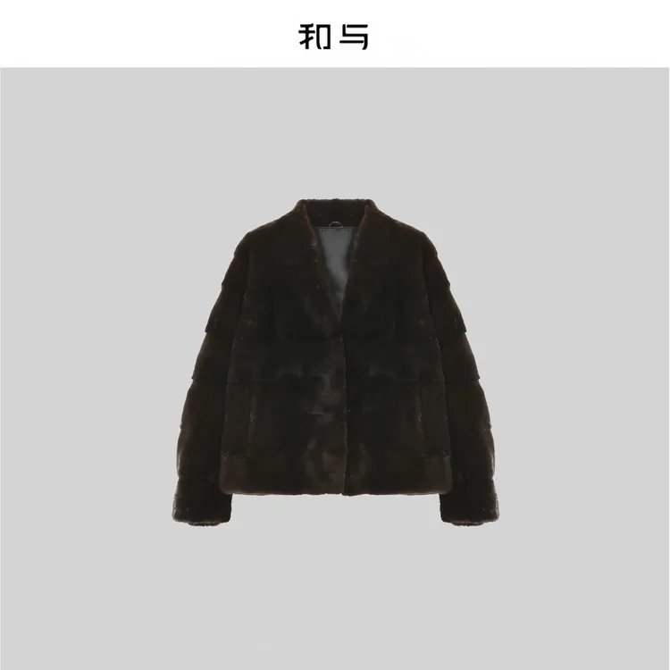 Tender Jinger｜ 和与系列 宝嘉美本黑进口水貂皮草H54FF10117