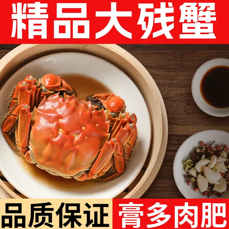 【活蟹】兴化大闸蟹母2.8-3.1两公3.5-3.8两8-11只3斤装顺丰发货
