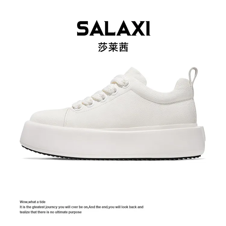 SALAXI/莎莱茜 早秋新品轻奢小众爱心鸳鸯增高百搭男女户外运动鞋