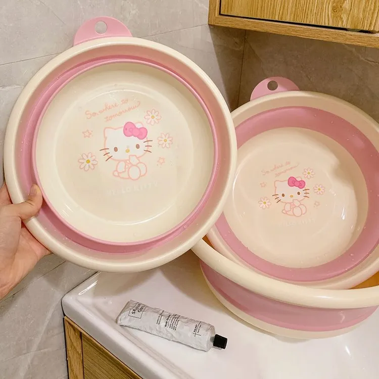 洗脸盆可折叠家用大号旅行宿舍便携式加厚婴幼儿专用洗脚洗脸盆HR