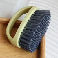 (2件套)高品质鞋刷手柄刷颜色随机