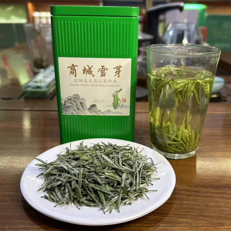 信阳毛尖明前新茶商城雪芽金刚台产绿茶散装茶叶特级