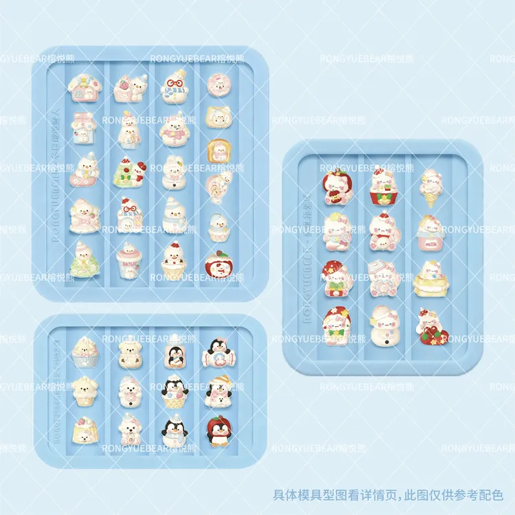 圣诞限定雪人美甲模具新手友好印花钢板免手绘雪花圣诞树【组合】