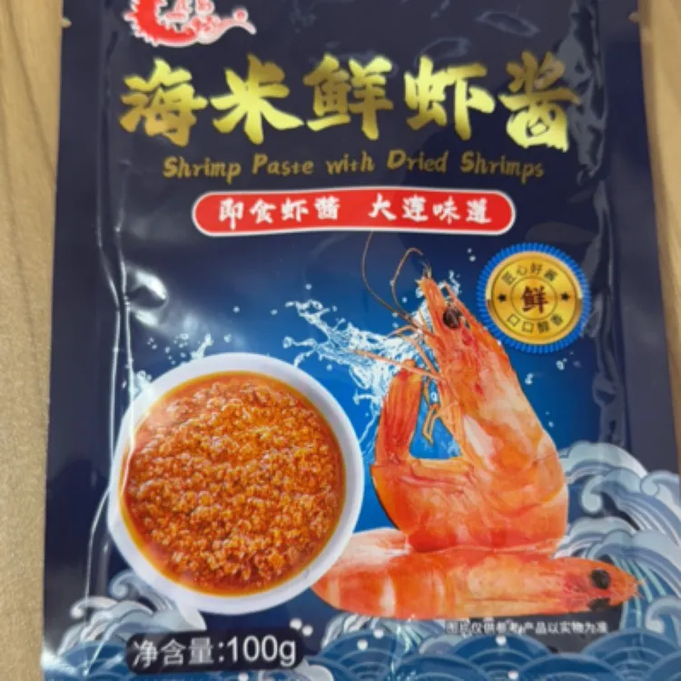【主播优选】大连特产虎岛鲜虾酱开袋即食100克