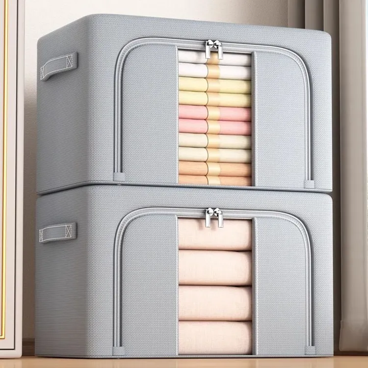 家用储物箱牛津布衣服收纳箱加厚可折叠大容量棉被布艺整理箱神器
