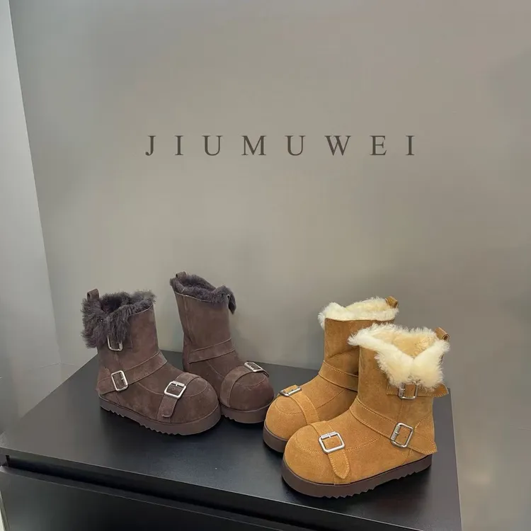 JIUMUWEI 冬季时尚爆款厚底休闲鞋 5231 168-8