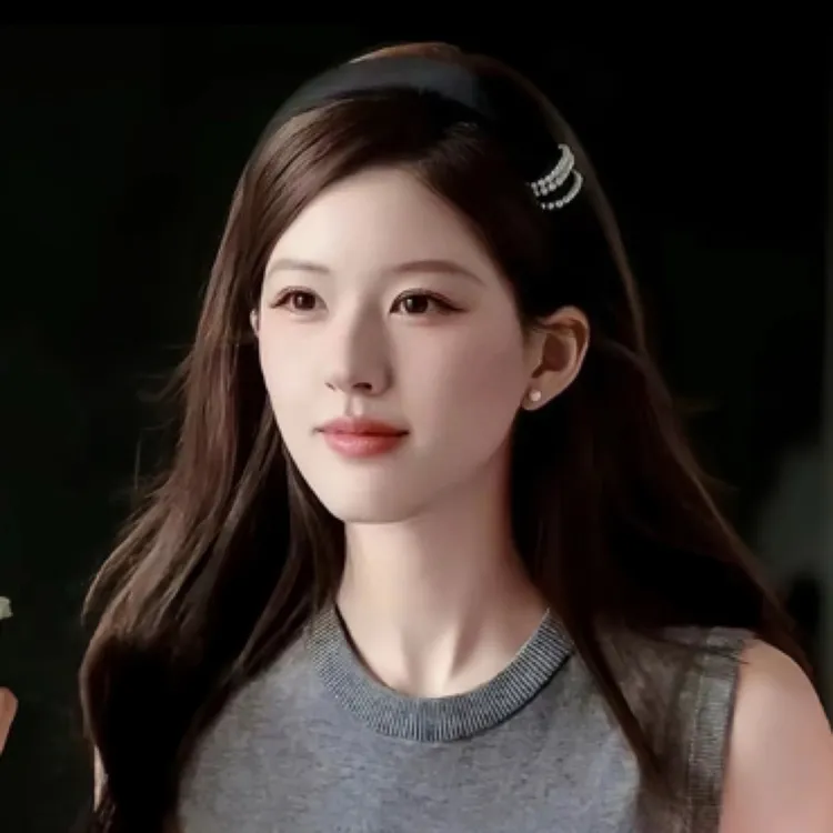 赵露思同款高亮珠宽版发箍增高颅顶米色黑色百搭网红气质简约可爱