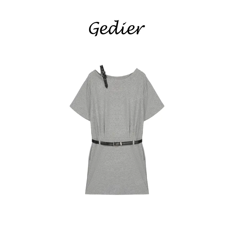 【Gedier】“飞向杭州” 2025夏新品甜酷辣妹风短袖连衣裙 LG520286Y