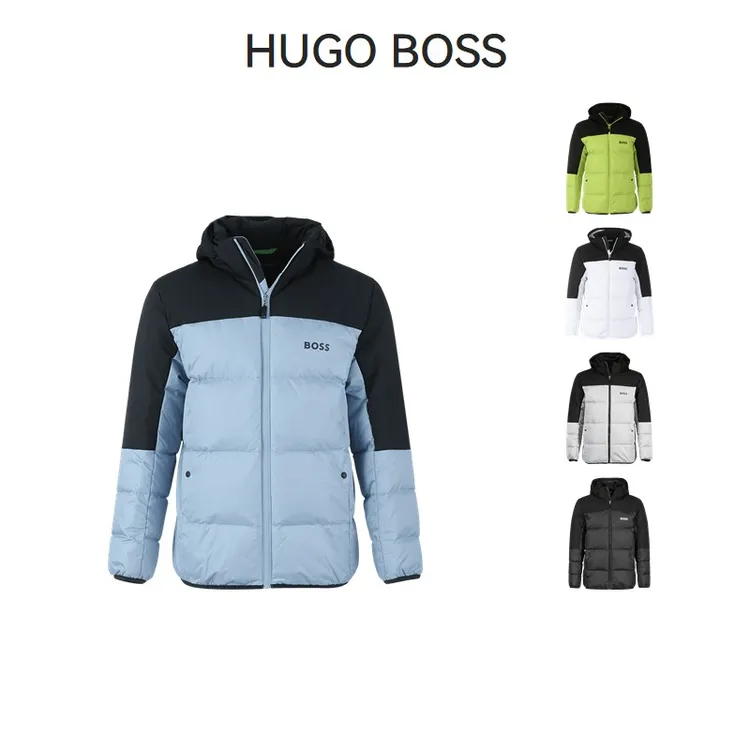 未使用 HugoBoss/雨果博斯 男士防泼水薄款鸭绒羽绒服50497558