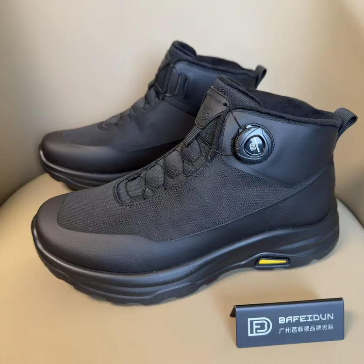 广州鞋秋冬爆款男鞋加棉保暖运动休闲软底轻便980655