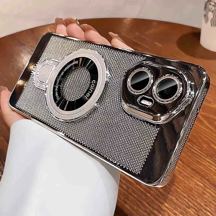 镂空透气散热适用荣耀300手机壳新款200Pro带镜头100磁吸支架9080