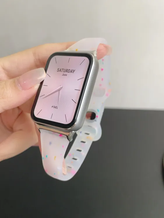 适用于小米手环9pro小蛮腰彩点8pro硅胶表带Redmi小米watch5红米4