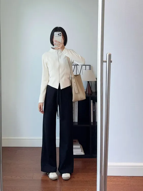 TiLiSOU-阔腿梨形显瘦遮肉垂感加绒健身瑜伽运动跑步冬天女裤