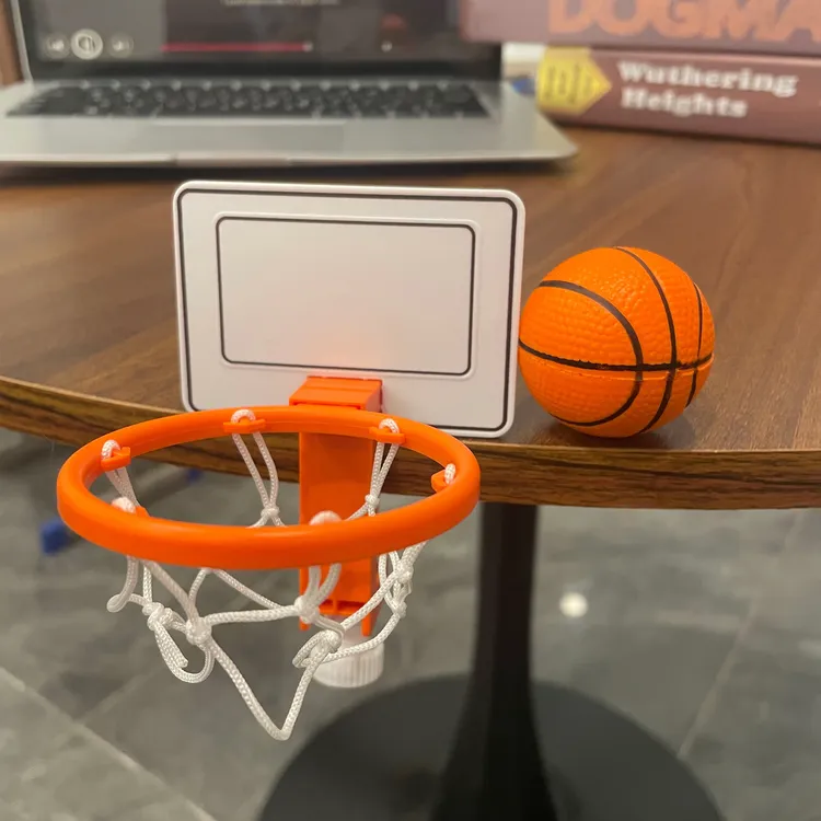 【吗喽】迷你桌面篮球投篮免打孔创意迷你篮筐篮球架玩具摆件饰品