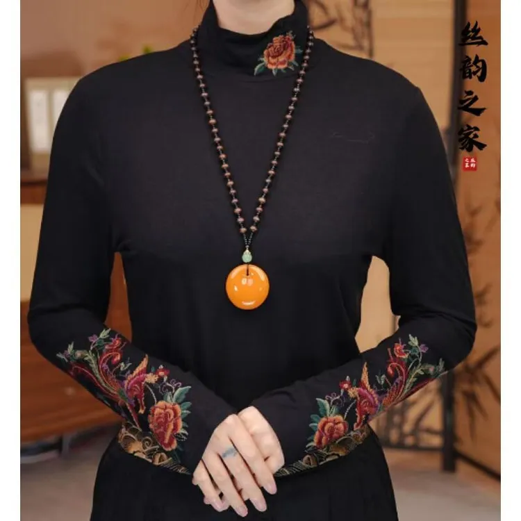 【木荷】苏绣亲滑打底小衫·亲肤打底