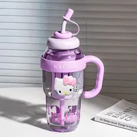 网红运动风INS风创意透明可爱吸管杯简约风耐高温