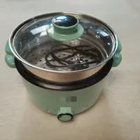 圆锅不粘店铺三包蒸旋钮式电火锅电热锅电锅家用