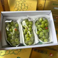 【老沙严选】黄金香印 当季新鲜阳光玫瑰礼盒装4.9斤左右