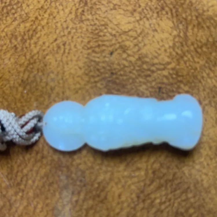 羊脂白玉观音男款玉石饰品玉佩玉牌