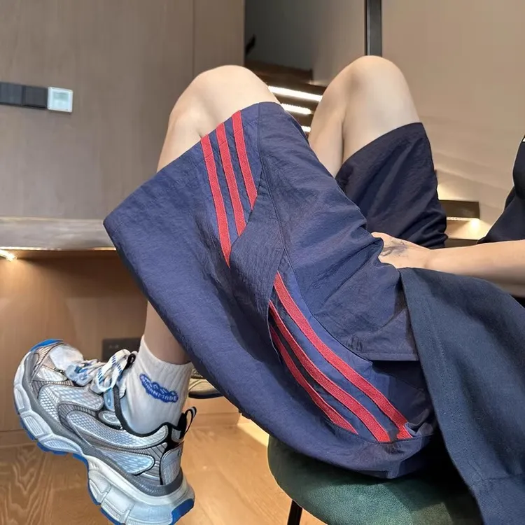 速干篮球运动短裤男款夏季透气2025新款潮流五分休闲百搭宽松裤子