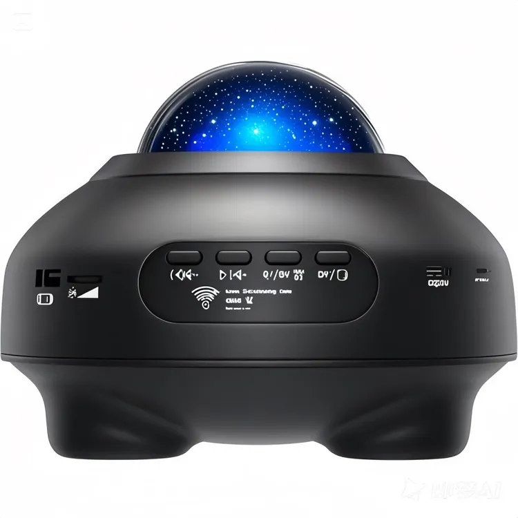 水波纹星空投影灯激光满天星灯光小夜灯蓝牙HiFi音响月亮氛围灯