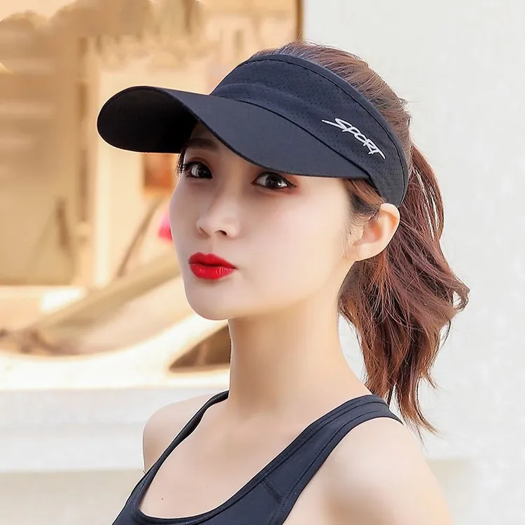 包邮阿媛品质夏天高尔夫棒球空顶帽户外运动登山帽圈遮阳帽男女士
