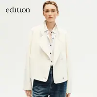 【商场同款】edition2025冬季新款小香风毛呢夹克外套#EBE4COT025