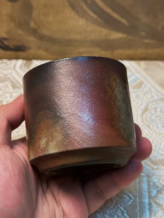 炫彩美杯·中古备前·茶杯·主人杯（口径6.5公分  高6.2公分 容量160