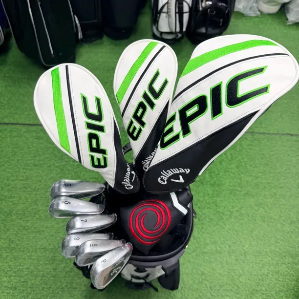 卡拉威EPIC闪电男士高尔夫远距离高稳定套杆3木6铁1推1包 碳素R