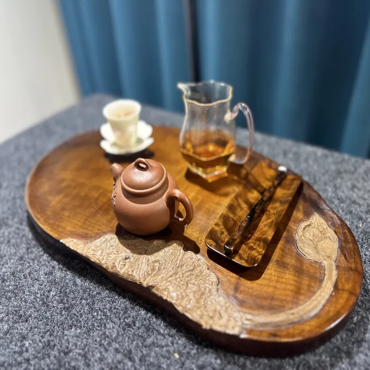 金丝楠木小干泡茶盘