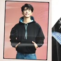 【双旦好物】WHOOSIS（不知其名）千纸鹤拼接格纹帽衫时尚卫衣秋冬