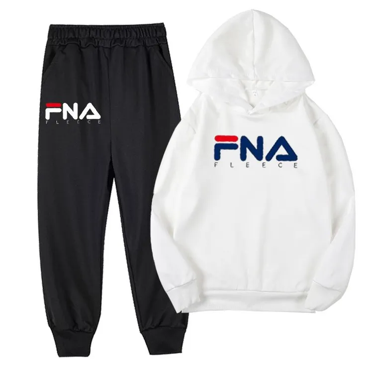 裴乐官方正品菲乐男女童秋冬装套装2025新款春秋儿童连帽卫