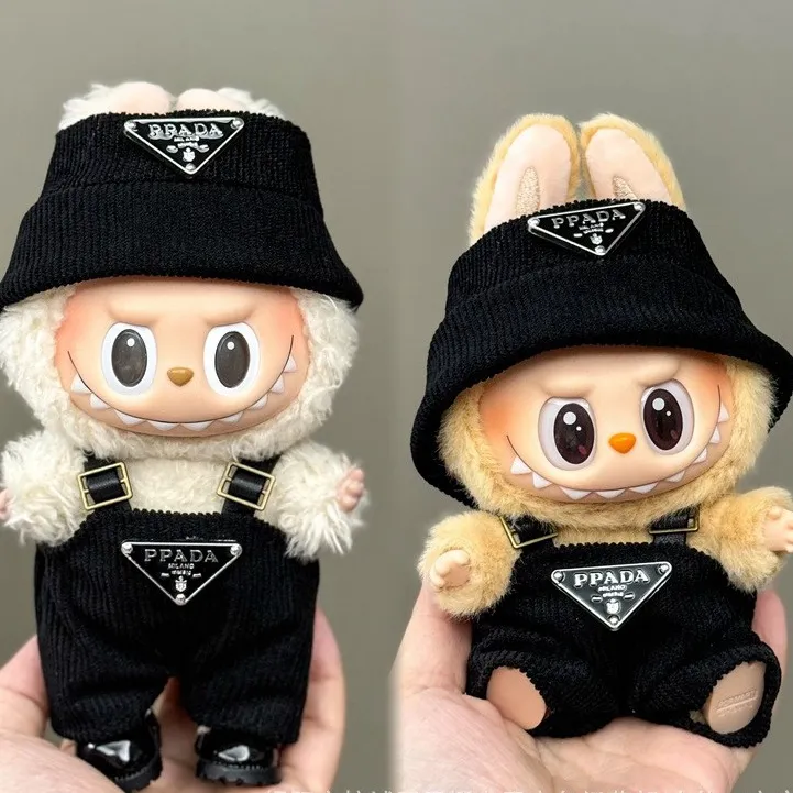 布布labubu娃衣17cm挂件娃衣一二代搪胶毛绒公仔衣服套装