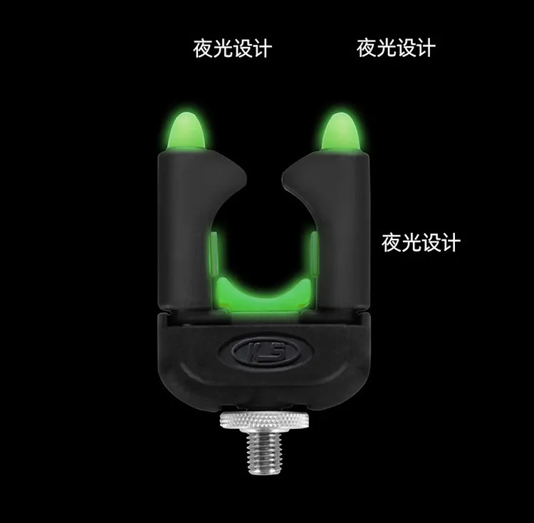 凯顺欧鲤钓支架头防脱竿头库钓支架头炮台支架头夜光防脱竿支架头