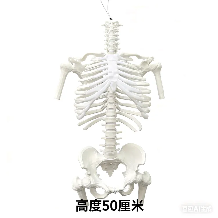 关节可动仿真骨骼人体骨架模型模型辅助学习、教学、视频骷髅