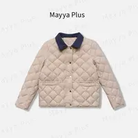 【轻韩印象】Mayya Plus麦芽定制气质显瘦流光风短羽绒服32537263