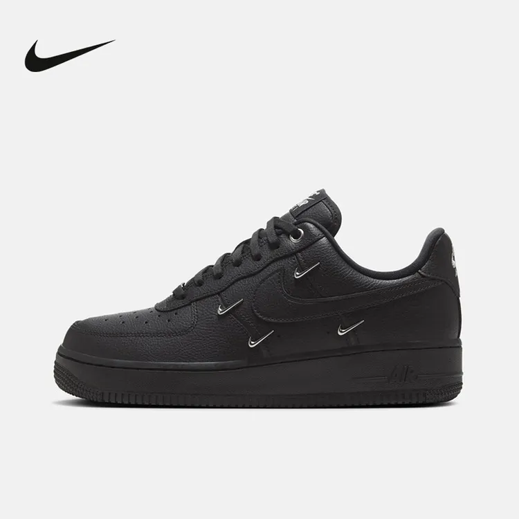 NIKE/耐克女鞋空军一号AIR FORCE 1经典黑武士运动板鞋HQ1180-001