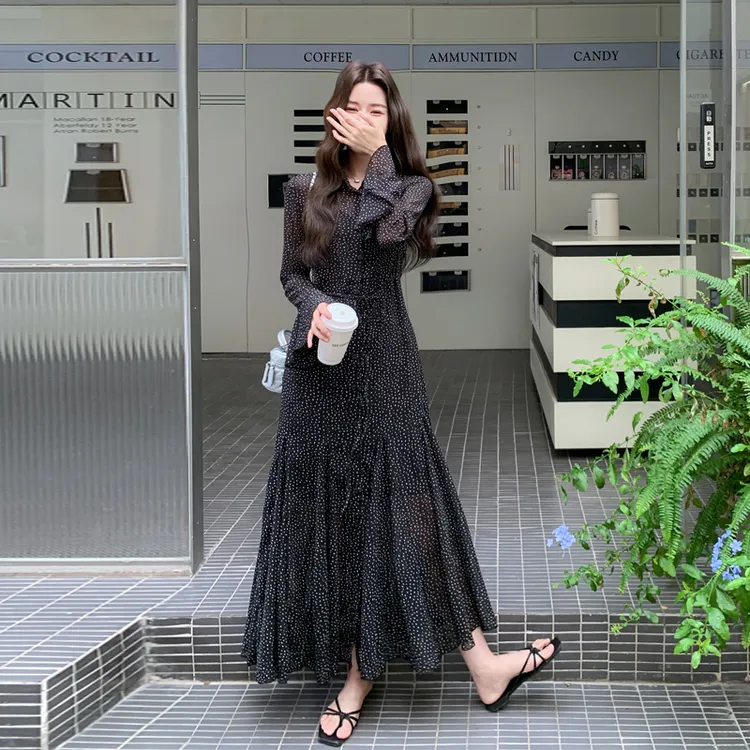 轻熟风氛围感吊带连衣裙套装2025春秋新款复古轻奢法式高级感套装