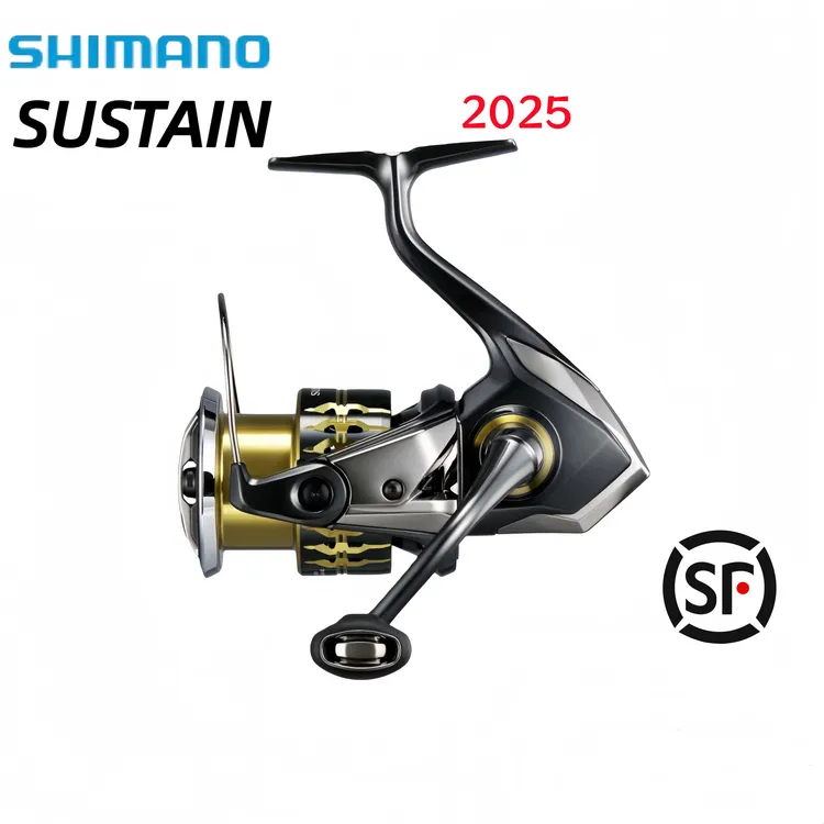 SHIMANO禧玛诺 25新款SUSTAIN 纺车轮轻量远投轮路亚轮进口渔线轮