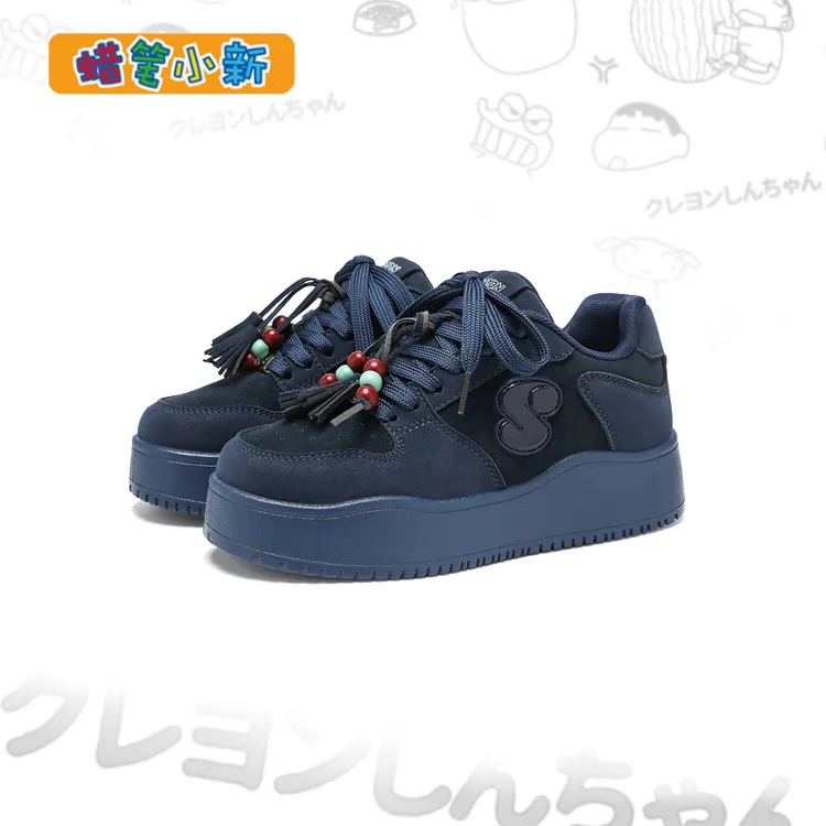 蜡笔小新明星同款运动鞋百搭旅游鞋时尚休闲情侣透气户外运动男鞋