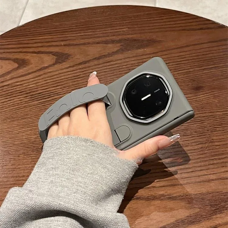 适用华为matex6手机壳matex5折叠屏肤感腕带支架壳膜一体保护套