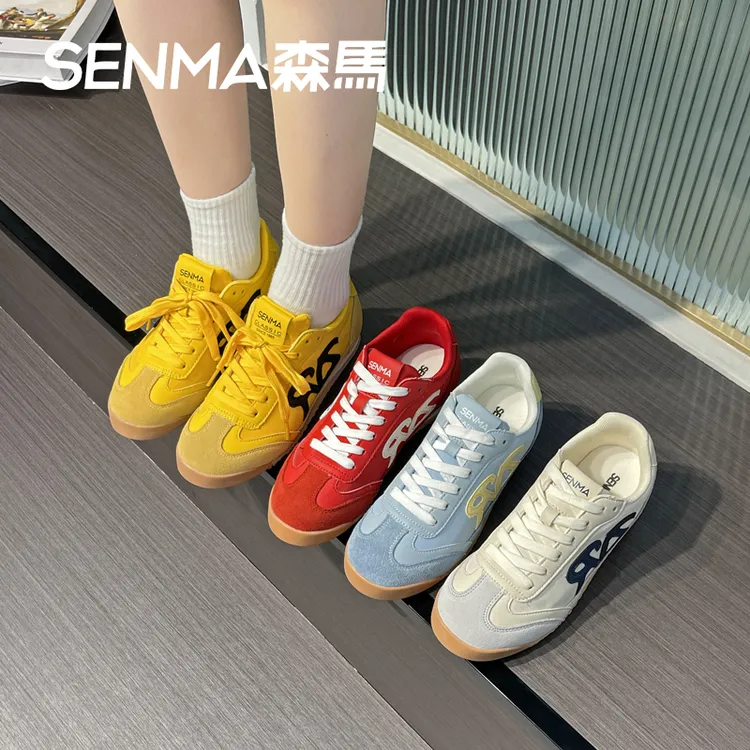 SENMA/森马内增高小个子复古阿甘德训鞋2025新款休闲潮流百搭女鞋