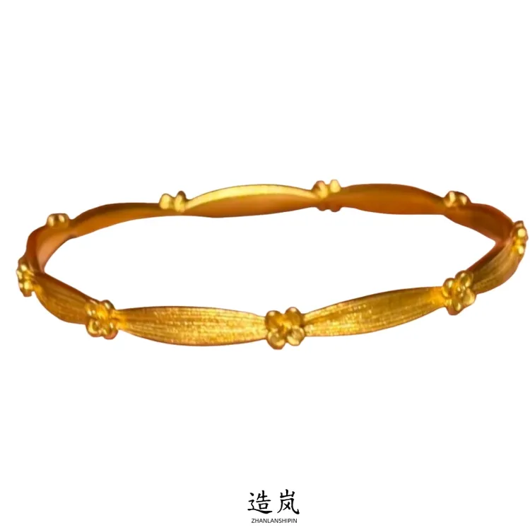 铜合金手镯 爆款金桂暗香桂花手镯时尚精致百搭新款高级感送女友