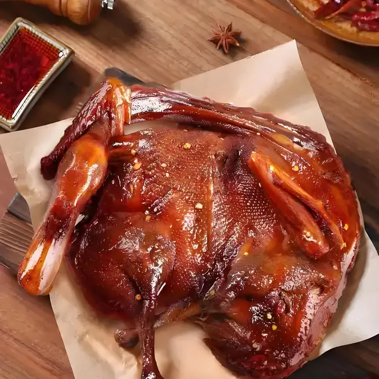 重庆30年老店口水白市特产土板鸭草莓酱大板鸭女子酱板鸭酱鸭