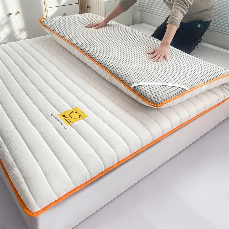 2024新款学生宿舍床垫冬季泡泡棉抗菌大豆纤维床垫简约直线单双人