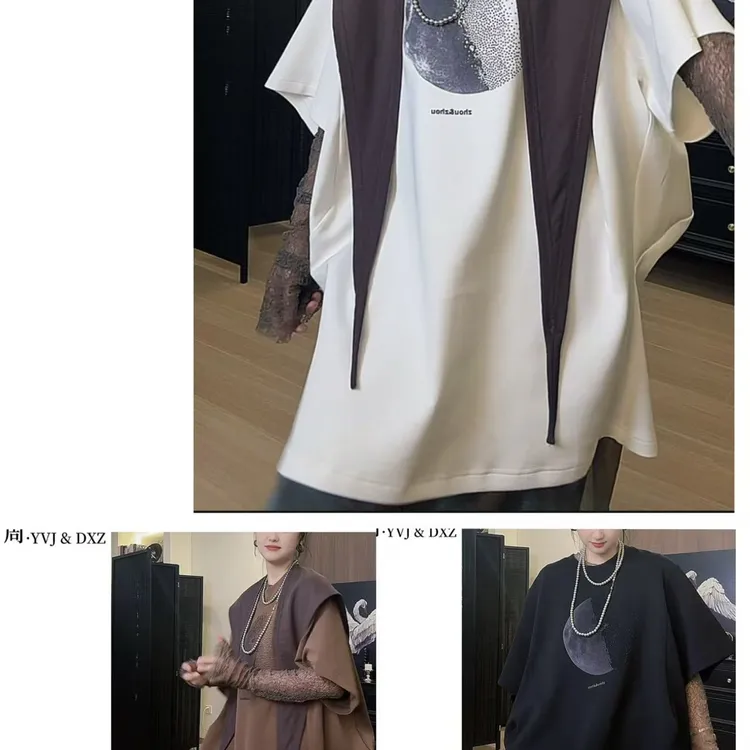 【大小周】立体裁剪饺子星球大卫衣