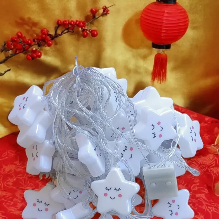 星星彩虹云朵小彩灯卧室帐篷生日场景布置装饰灯星星灯串灯氛围灯