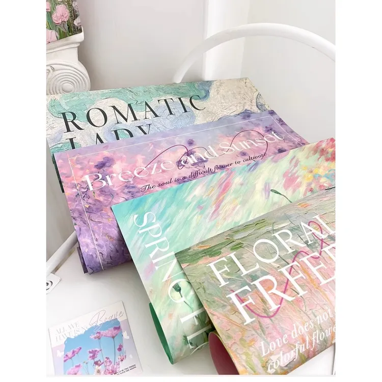 【微花宝】馥郁油画复古风鲜花包装纸花束装饰手工花艺材料花束包