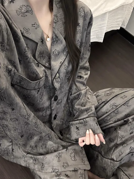 高级设计感凯蒂猫德绒睡衣女款秋季爆款长袖长裤家居服套装可外穿